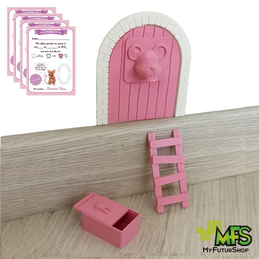 Puerta Ratoncito Pérez - rosa