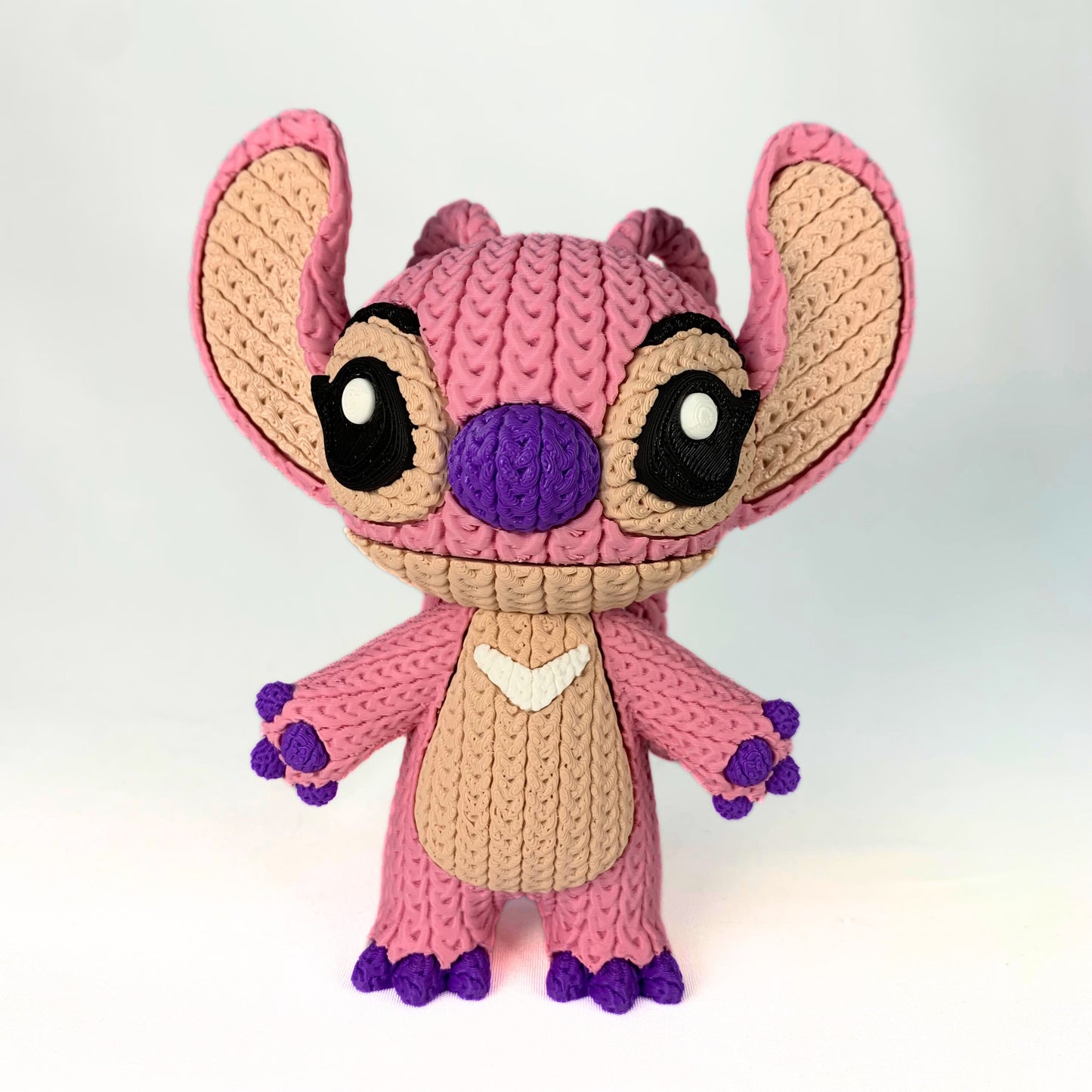 💗Angel – La versión más dulce del universo Stitch, ahora en 3D con efecto croché