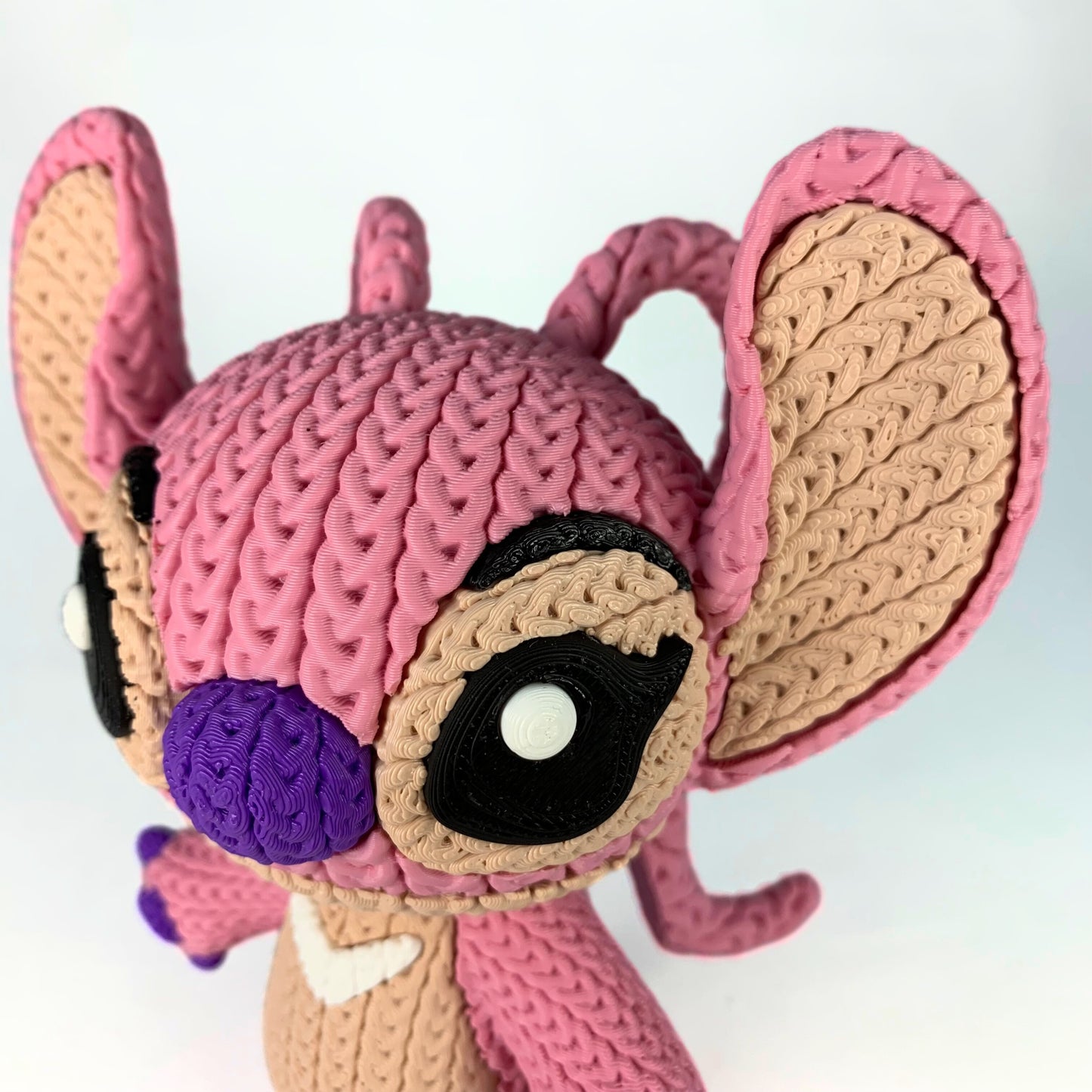 💗Angel – La versión más dulce del universo Stitch, ahora en 3D con efecto croché