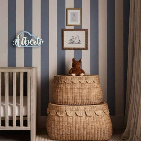 ☁️✨ Nombre personalizado sobre nube o estrella – Dulzura flotando en el aire