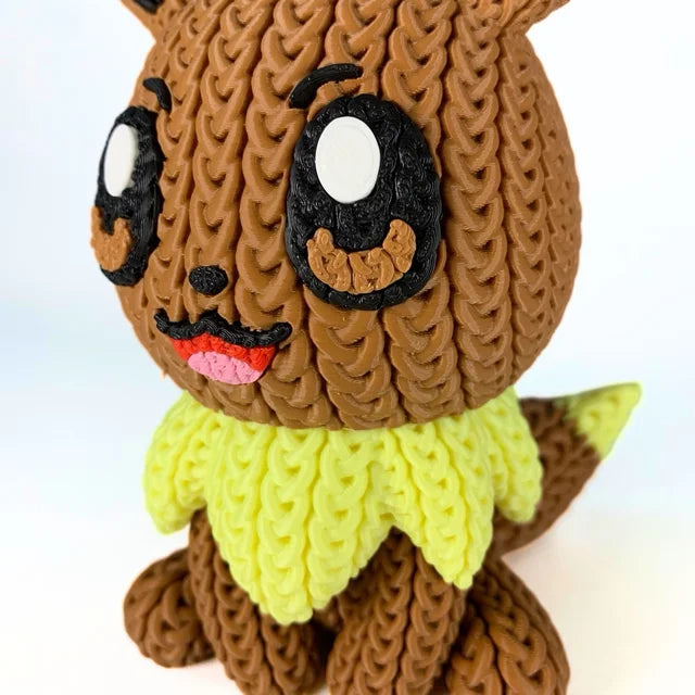 🧡✨ Eevee 3D – La ternura más evolutiva del mundo Pokémon