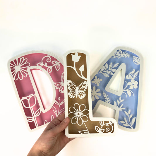 Letras Decorativas Modernas Letras Decorativas Personalizadas