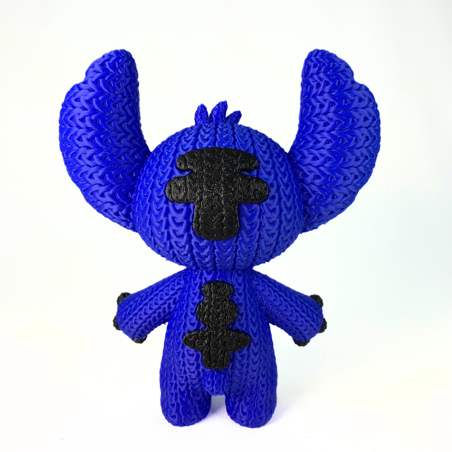 🧶💙 Stitch XL – ¡Con acabado efecto croché para un toque adorable!