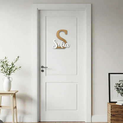 Nombre para mesa comunion | Letras decorativas personalizadas con nombre | Decoración habitación infantil, bodas, cumpleaños, bautizos, candy bar y mesas dulces |
