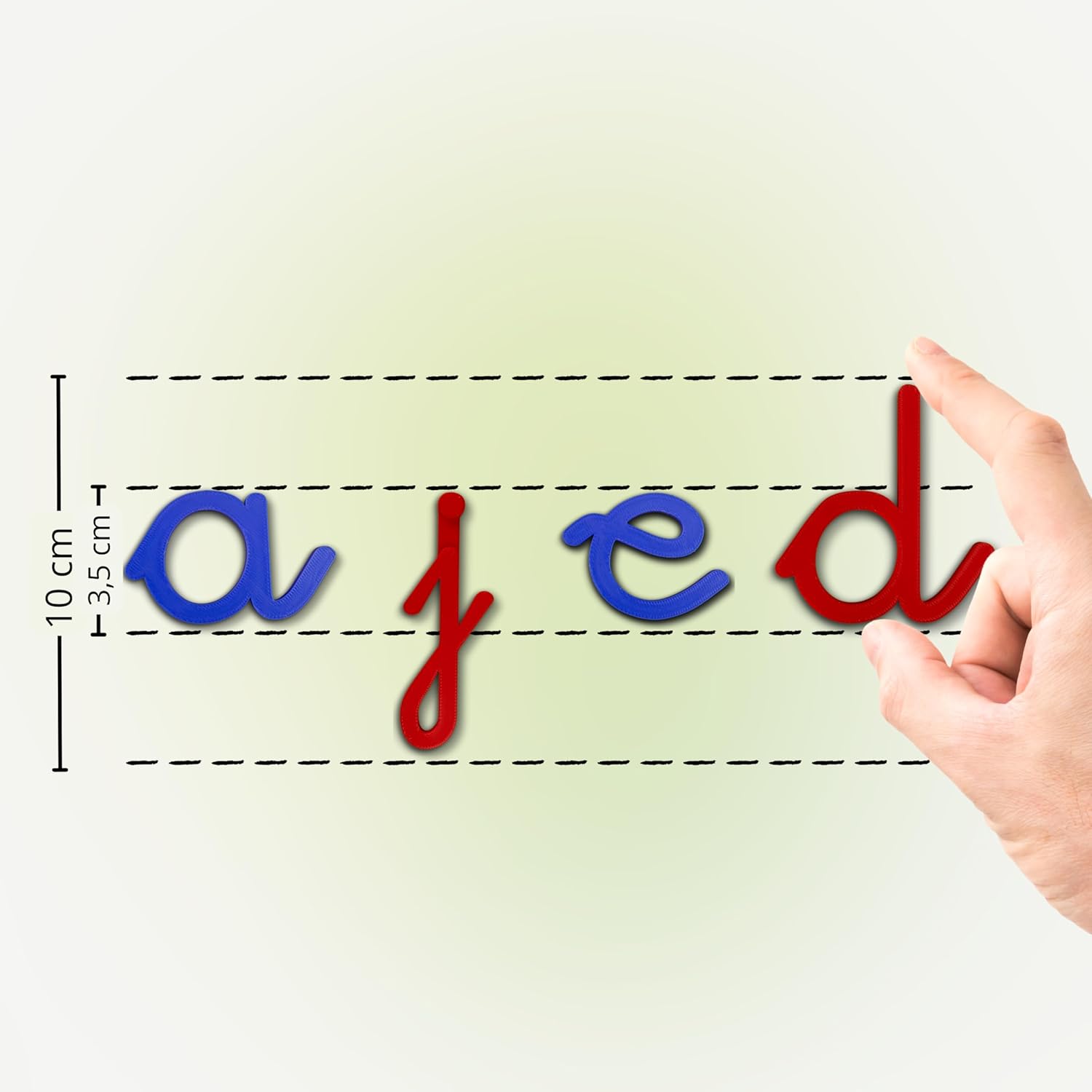 MFS MYFUTURSHOP Letras Montessori, Alfabeto Escolar Minusculas. Aprende A Leer Y Escribir Divirtiendote. Abecedario Educativo para Niños De 3 4 5 Y 6 Años.