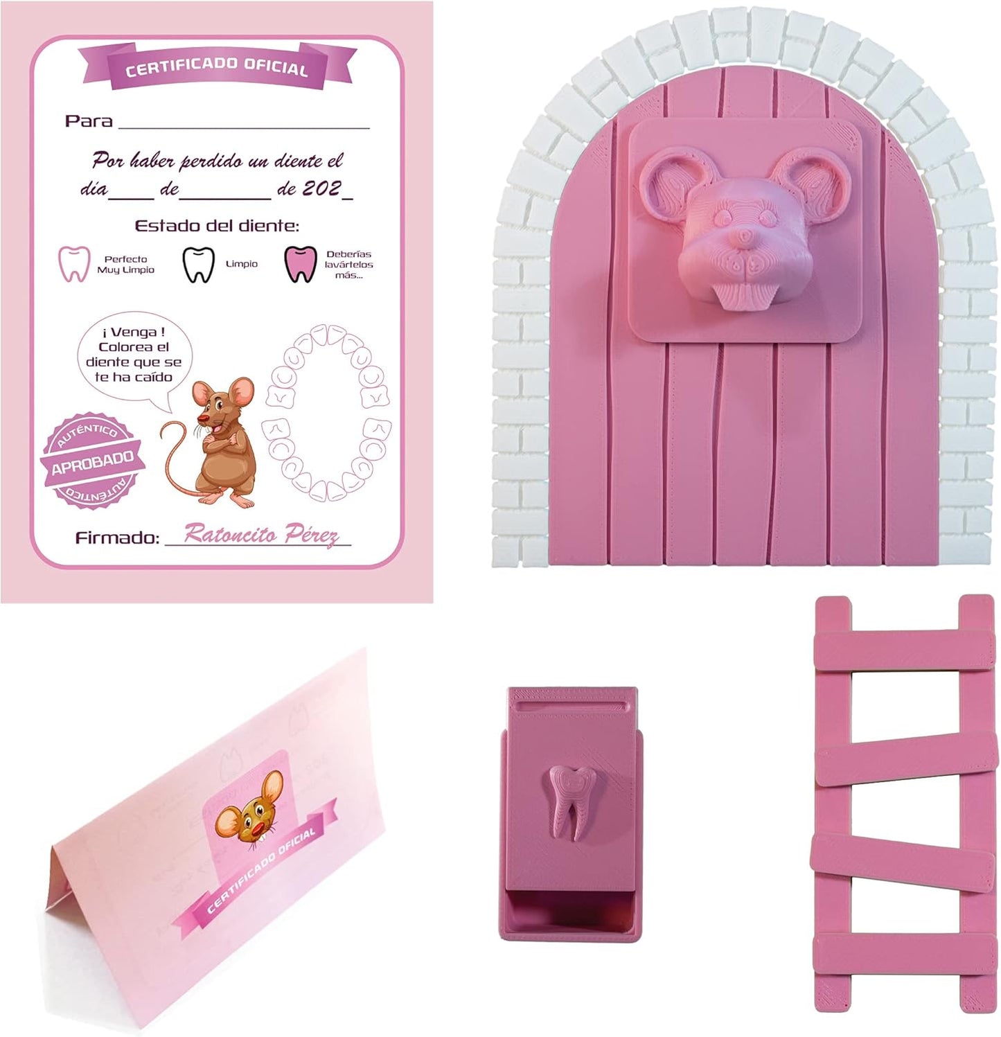 Puerta Ratoncito Pérez - rosa