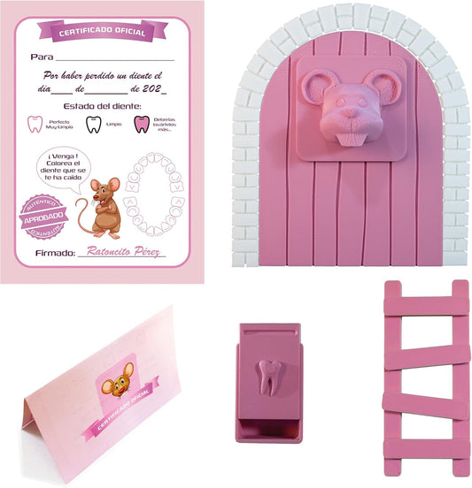 Puerta Ratoncito Pérez - rosa