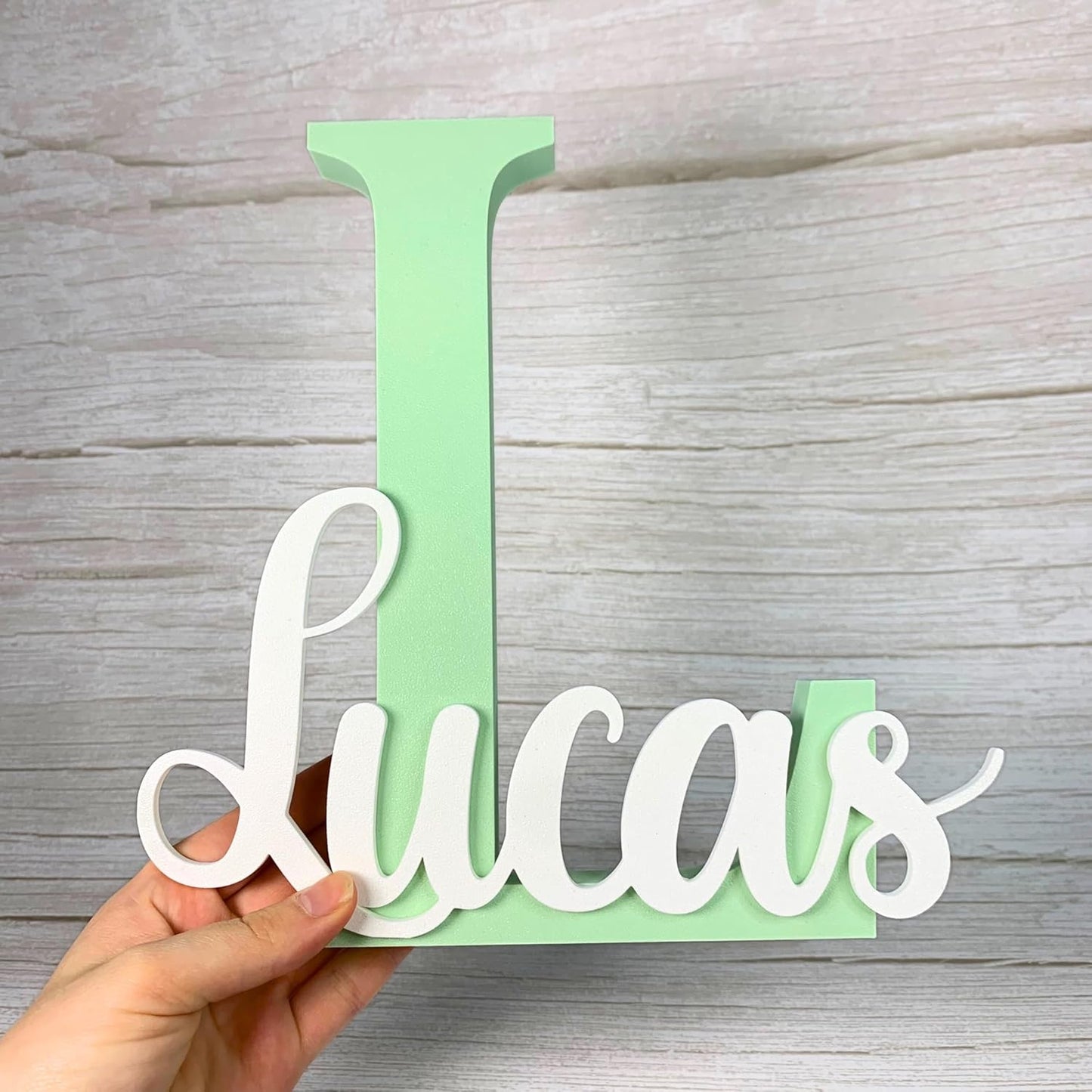 Nombre para mesa comunion | Letras decorativas personalizadas con nombre | Decoración habitación infantil, bodas, cumpleaños, bautizos, candy bar y mesas dulces |