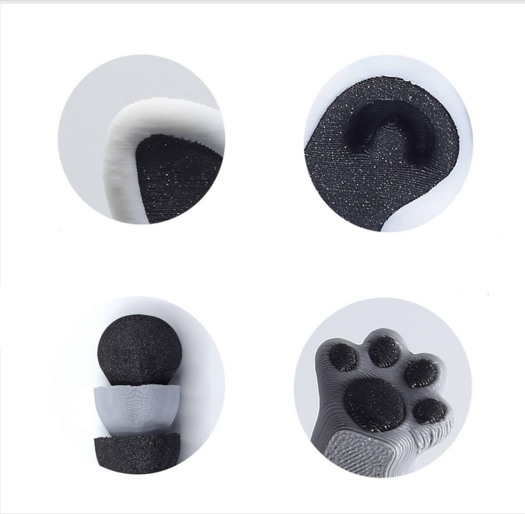 🦝 Mapache articulado en 3D – Figura de la Colección Animalitos de Dientes Mágicos – Ideal para packs de cumpleaños