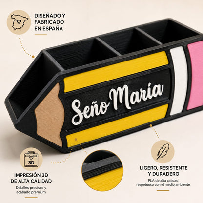 Lapicero Personalizado para Profesores – Regalo Original y Decoración de Escritorio