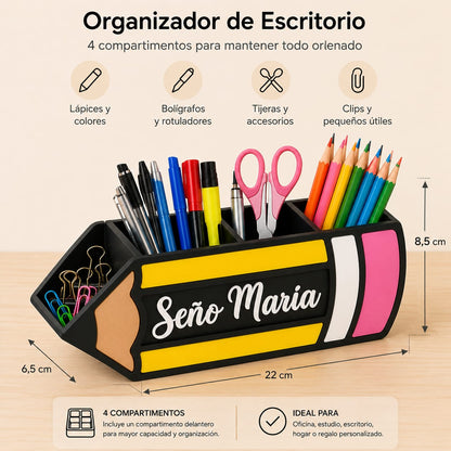 Lapicero Personalizado para Profesores – Regalo Original y Decoración de Escritorio