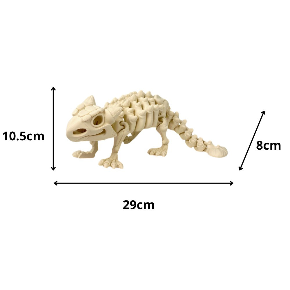 🦕 Esqueleto de Anquilosaurio – Una armadura prehistórica llena de magia