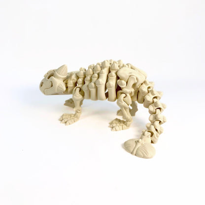 🦕 Esqueleto de Anquilosaurio – Una armadura prehistórica llena de magia
