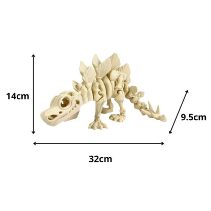 🦕 Esqueleto de Estegosaurio – Con placas, púas... ¡y mucha imaginación!