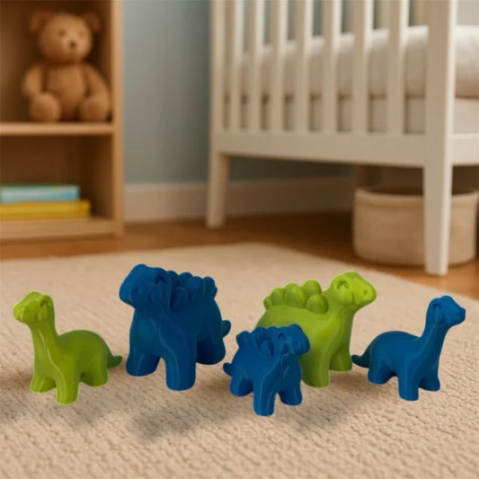 🦖✨ Dinosaurios blanditos en 3D – ¡Pequeños y llenos de magia!