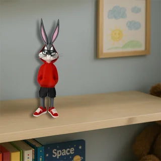 🐰✨ Bugs Bunny en 3D – ¡El conejo más travieso salta directo a tu colección!