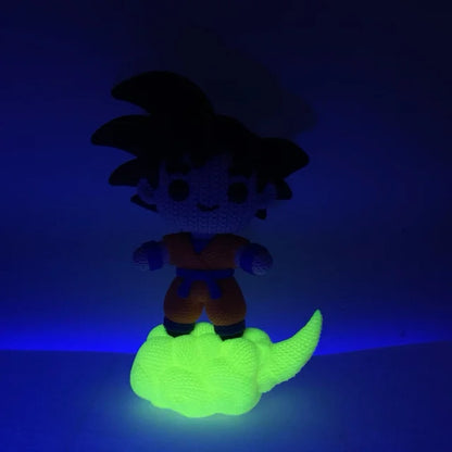 🌟🐉 Goku Croché sobre la Nube Kintoun Y un toque de magia Saiyan