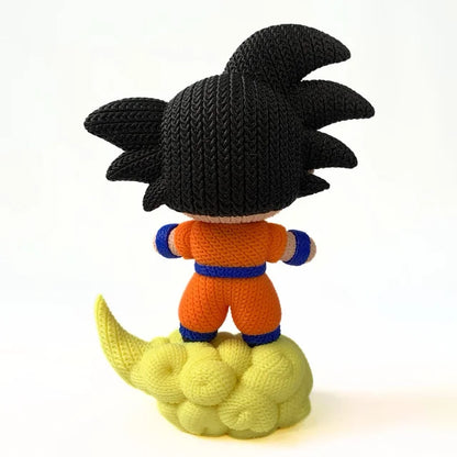🌟🐉 Goku Croché sobre la Nube Kintoun Y un toque de magia Saiyan