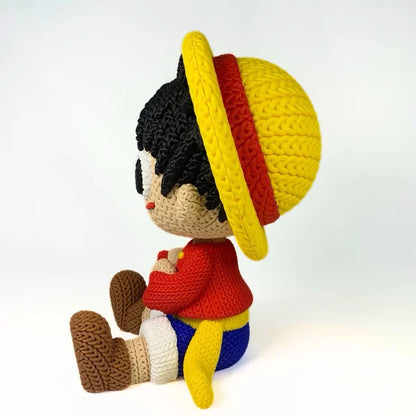 🏴☠️🧶 Luffy estilo croché – El capitán más tierno del Nuevo Mundo