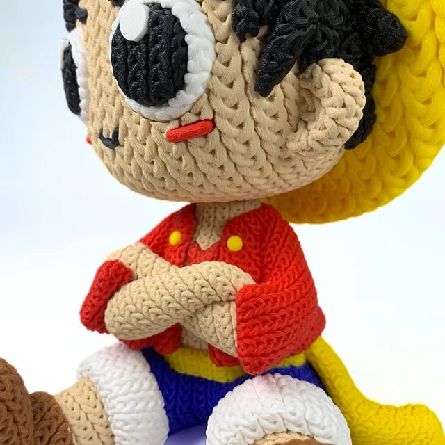 🏴☠️🧶 Luffy estilo croché – El capitán más tierno del Nuevo Mundo