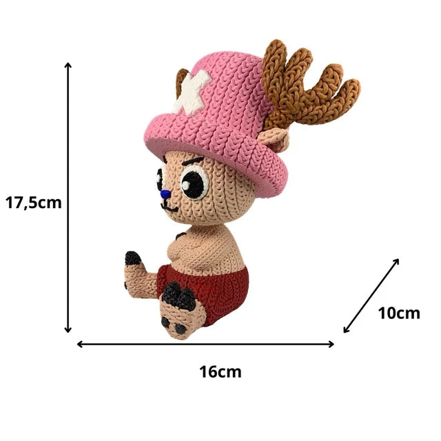 🦌🧶 Chopper estilo croché – El reno más tierno del Grand Line