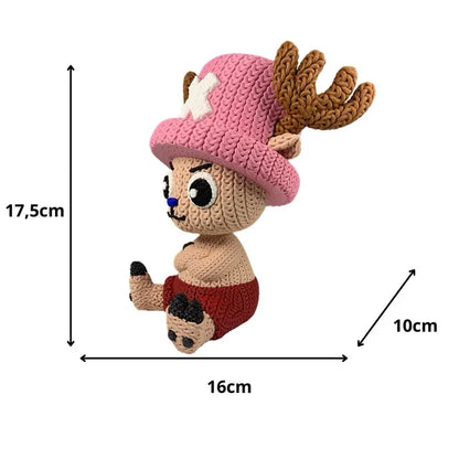 🦌🧶 Chopper estilo croché – El reno más tierno del Grand Line