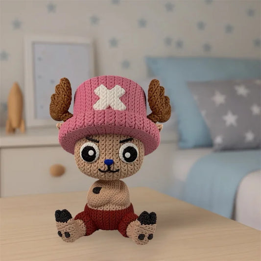 🦌🧶 Chopper estilo croché – El reno más tierno del Grand Line