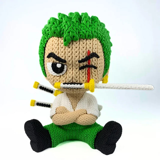 🗡️🧵 Zoro estilo croché – El espadachín más adorable de Grand Line