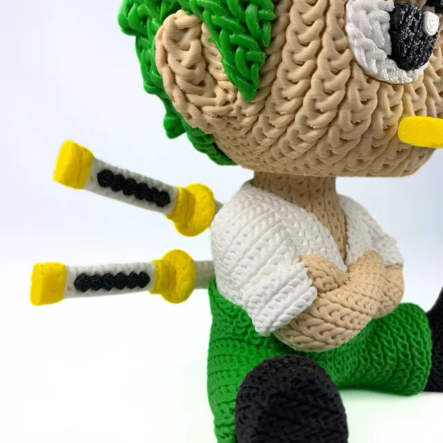 🗡️🧵 Zoro estilo croché – El espadachín más adorable de Grand Line
