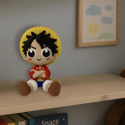 🏴☠️🧶 Luffy estilo croché – El capitán más tierno del Nuevo Mundo