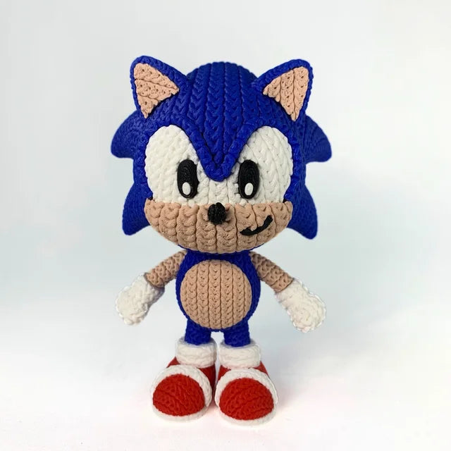 🌀💙 Sonic 3D – ¡Velocidad, color y ternura en una figura única!