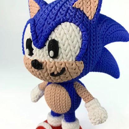 🌀💙 Sonic 3D – ¡Velocidad, color y ternura en una figura única!