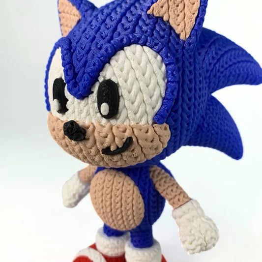 🌀💙 Sonic 3D – ¡Velocidad, color y ternura en una figura única!