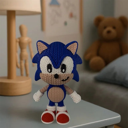 🌀💙 Sonic 3D – ¡Velocidad, color y ternura en una figura única!