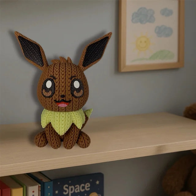 🧡✨ Eevee 3D – La ternura más evolutiva del mundo Pokémon
