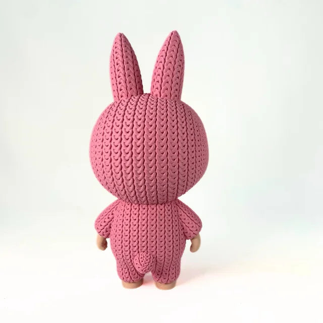 🧵🐰 Labubu Croché Grande – Dulzura en 3D con textura tejida