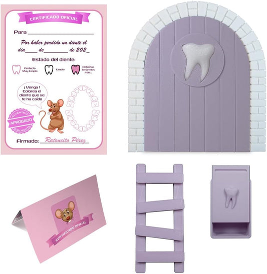 Puerta Diente - morado pastel Accesorio Encantado 
