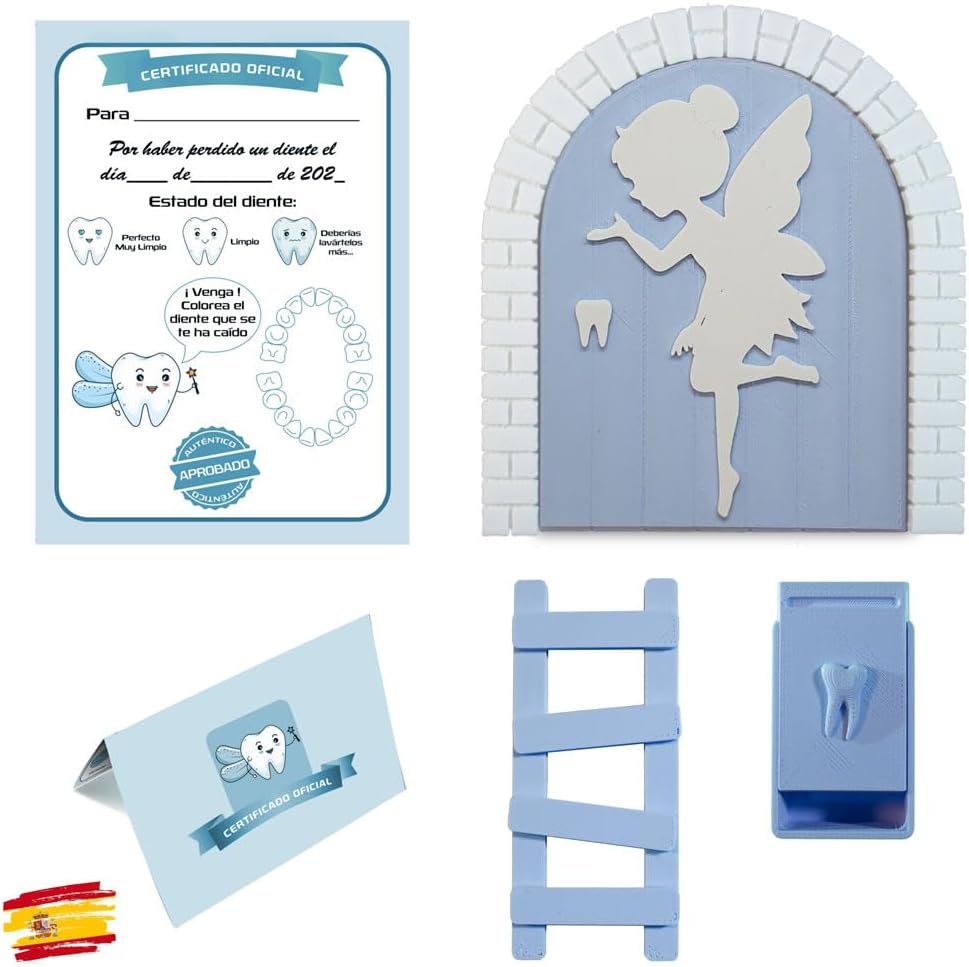 Puerta Hada - azul Decoración Mágica para Niños