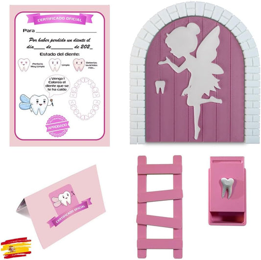 Puerta Hada - rosa Mini Puerta