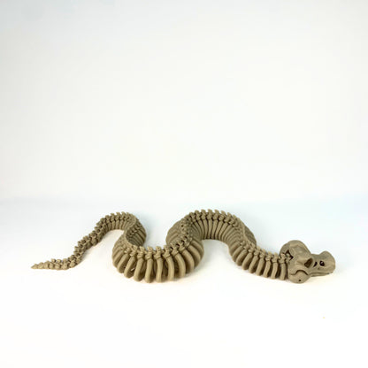 🐍 Esqueleto de Serpiente articulado – 75 cm de magia prehistórica para aprender y jugar